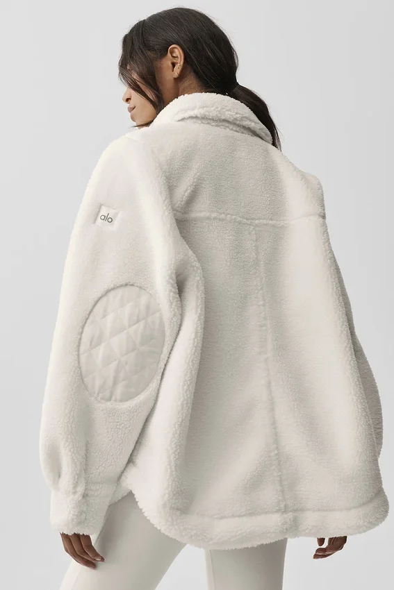 Giacca-pigiama Sherpa Edge - Avorio