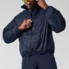 Giacca pullover Latitude leggera con mezza zip - Blu navy