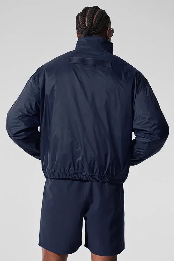 Giacca pullover Latitude leggera con mezza zip - Blu navy