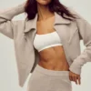 Giacca Radiate in cashmere - Avena melange