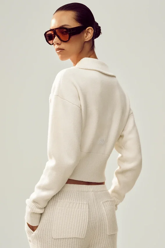 Giacca Radiate in cashmere - Avorio