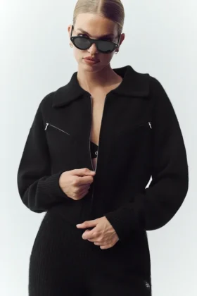 Giacca Radiate in cashmere - Nero