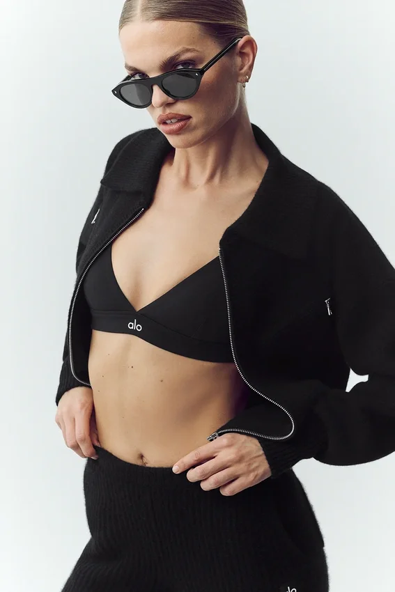 Giacca Radiate in cashmere - Nero