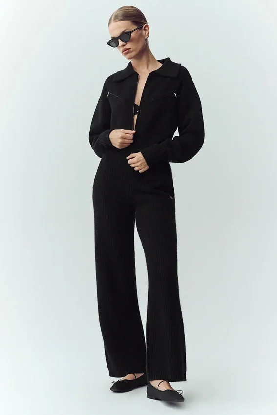 Giacca Radiate in cashmere - Nero