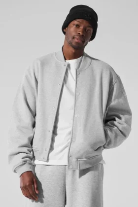 Giacca Renown Varsity - Grigio melange sportivo