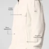 Giacca Ridge in pile polare con zip integrale - Avorio