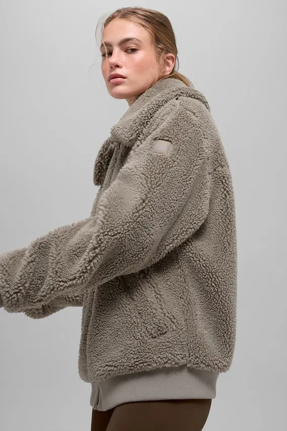 Giacca Sherpa Downtown - Cacao chiaro