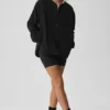 Giacca Take Note in pile polare - Nero