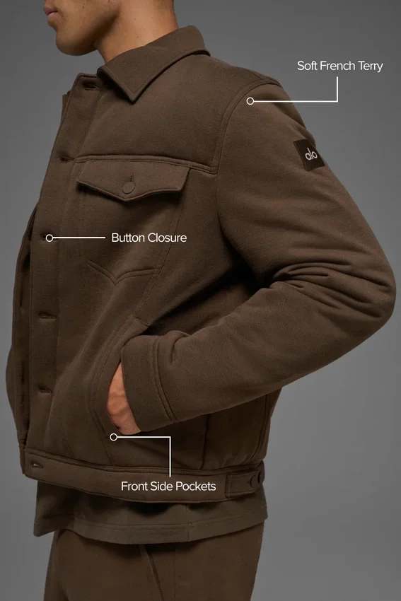 Giacca Trucker Ease - Espresso