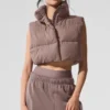 Gilet imbottito corto Gold Rush - Fungo