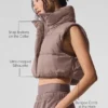 Gilet imbottito corto Gold Rush - Fungo