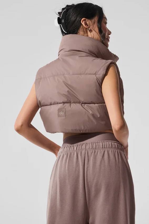 Gilet imbottito corto Gold Rush - Fungo