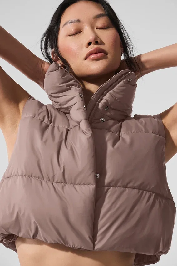 Gilet imbottito corto Gold Rush - Fungo