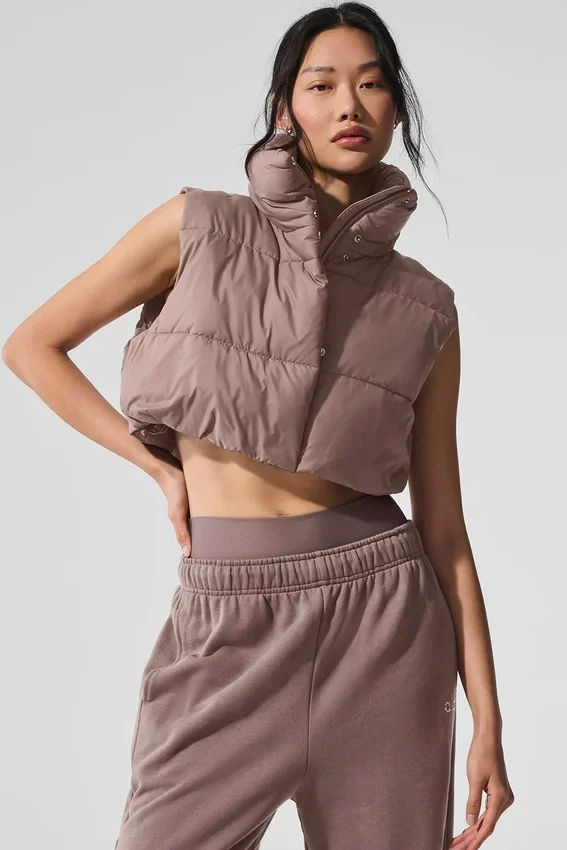 Gilet imbottito corto Gold Rush - Fungo