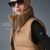 Gilet imbottito corto Gold Rush - Mandorla tostata