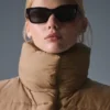 Gilet imbottito corto Gold Rush - Mandorla tostata