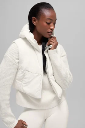 Gilet imbottito Fast Lane - Avorio