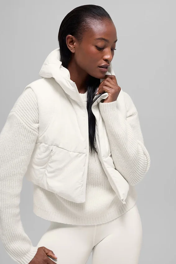 Gilet imbottito Fast Lane - Avorio