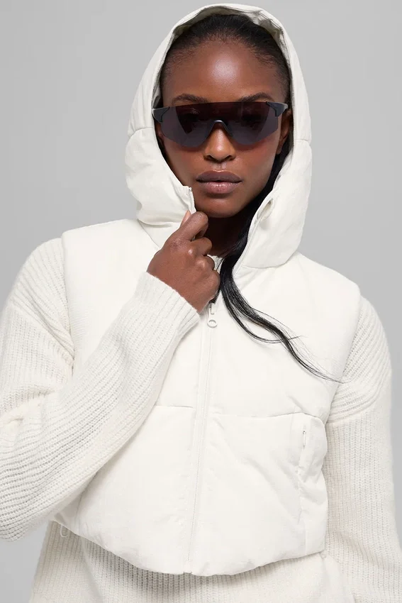 Gilet imbottito Fast Lane - Avorio