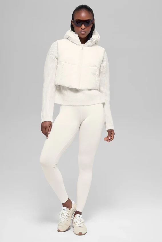 Gilet imbottito Fast Lane - Avorio