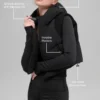 Gilet imbottito Fast Lane - Nero
