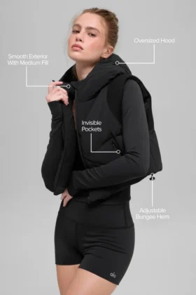 Gilet imbottito Fast Lane – Nero