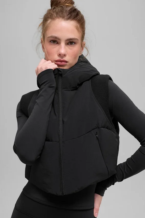Gilet imbottito Fast Lane - Nero