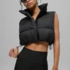 Gilet imbottito Gold Rush corto - Nero