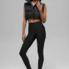 Gilet imbottito Gold Rush corto - Nero