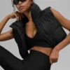 Gilet imbottito Gold Rush corto - Nero