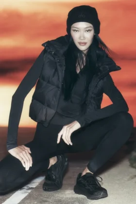 Gilet imbottito Gold Rush - Nero