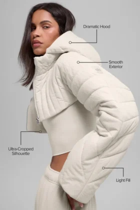Gilet trapuntato Starlight – Colore osso