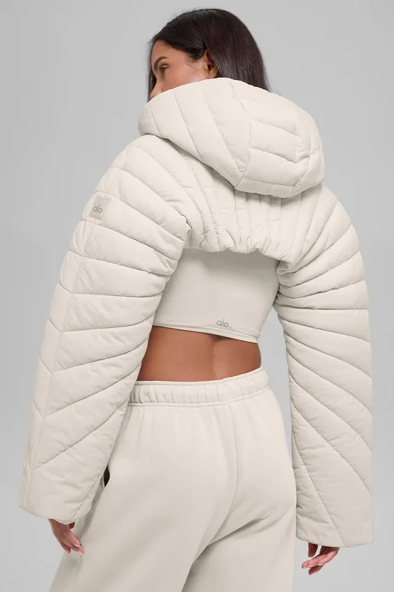 Gilet trapuntato Starlight - Colore osso