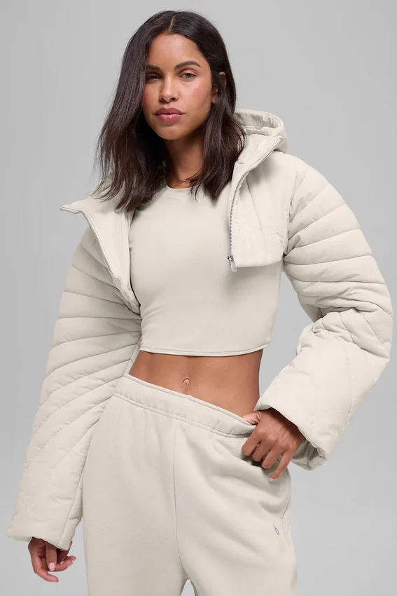 Gilet trapuntato Starlight - Colore osso