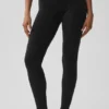 Goddess Legging Airbrush a vita alta “Highlight Goddess” - Nero