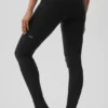 Goddess Legging Airbrush a vita alta “Highlight Goddess” - Nero