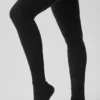 Goddess Legging Airbrush a vita alta “Highlight Goddess” - Nero