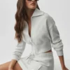 Gonna cargo in maglia Scholar - Bianco melange
