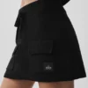 Gonna cargo in maglia Scholar - Nera
