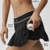 Gonna da tennis a vita bassa "Amp It up" - Nero