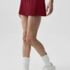 Gonna da tennis a vita bassa "Amp It up" - Rosso Summer Romance