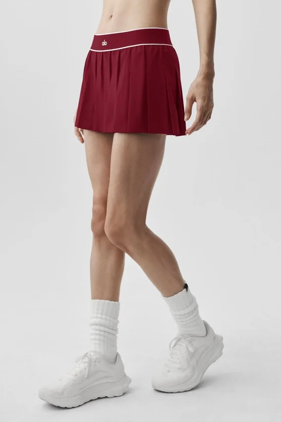 Gonna da tennis a vita bassa "Amp It up" - Rosso Summer Romance