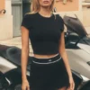 Gonna da tennis Alo Softsculpt Amp It up - Nero