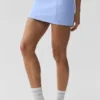 Gonna da tennis High-Waist Airbrush Good Form - Blu Provenza chiaro