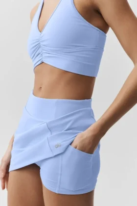 Gonna da tennis High-Waist Airbrush Good Form – Blu Provenza chiaro