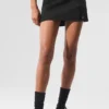 Gonna da tennis High-Waist “Good Form” con effetto Airbrush - Nero