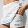 Gonna in maglia stile maglione Tennis Club - Bianco/Blu conchiglia