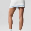 Gonna in maglia stile maglione Tennis Club - Bianco/Blu conchiglia