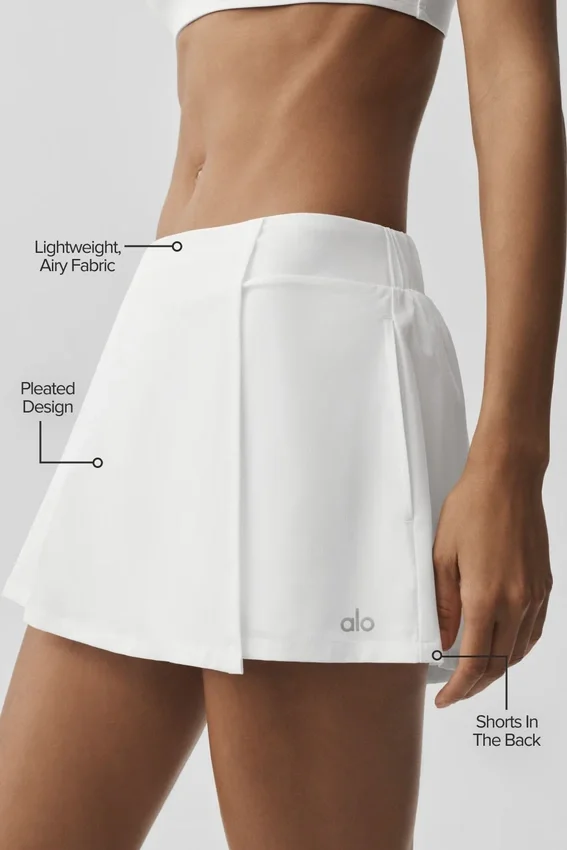 Gonna-pantaloncino Unmatched - Bianco
