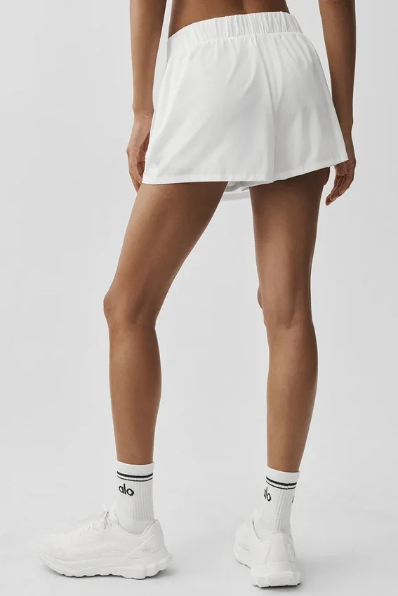 Gonna-pantaloncino Unmatched - Bianco